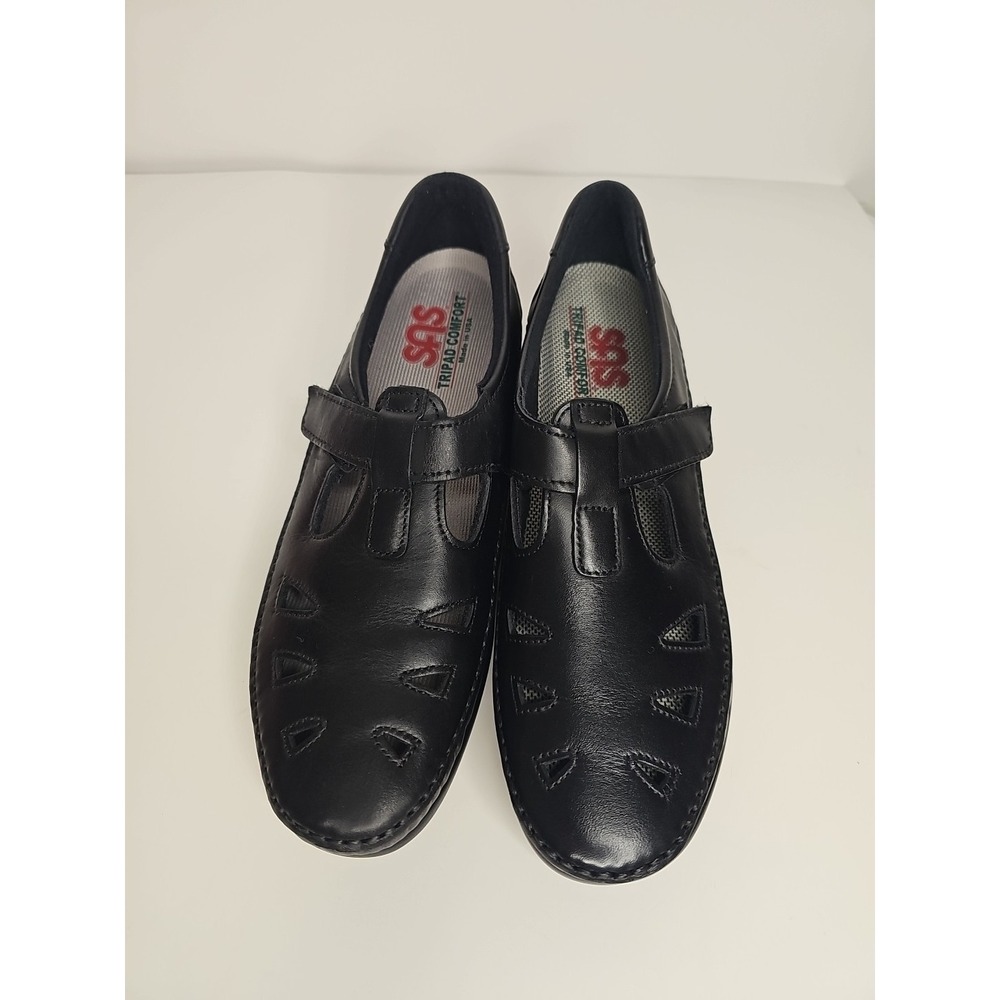 SAS Tripad Comfort‎ Black Leather Women's Shoes  Size 8.5